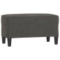 Panca Grigio Scuro 70x35x41 cm in Velluto Panca Grigio Scuro 70x35x41 cm in Velluto