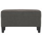 Panca Grigio Scuro 70x35x41 cm in Velluto Panca Grigio Scuro 70x35x41 cm in Velluto