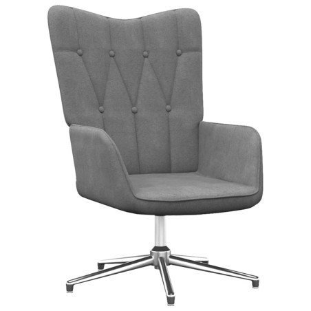 vidaXL Poltrona Relax Grigio Scuro in Tessuto