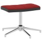 vidaXL Poltrona Relax con Poggiapiedi Rosso Vino in Velluto e PVC vidaXL Poltrona Relax con Poggiapiedi Rosso Vino in Velluto e PVC