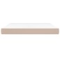 vidaXL Materasso a Molle Cappuccino 180x200x20 in Similpelle