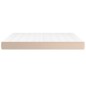 vidaXL Materasso a Molle Cappuccino 180x200x20 in Similpelle
