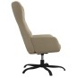 vidaXL Poltrona Relax Grigio Chiaro in Similpelle Scamosciata vidaXL Poltrona Relax Grigio Chiaro in Similpelle Scamosciata