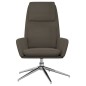 vidaXL Poltrona Relax Grigio Scuro in Similpelle Scamosciata vidaXL Poltrona Relax Grigio Scuro in Similpelle Scamosciata