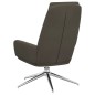 vidaXL Poltrona Relax Grigio Scuro in Similpelle Scamosciata vidaXL Poltrona Relax Grigio Scuro in Similpelle Scamosciata