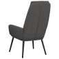 vidaXL Sedia Relax Grigio Scuro in Tessuto vidaXL Sedia Relax Grigio Scuro in Tessuto