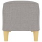 vidaXL Panca Grigio chiaro 100x35x41 cm in Tessuto vidaXL Panca Grigio chiaro 100x35x41 cm in Tessuto