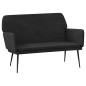 vidaXL Panca Nera 108x79x79 cm in Velluto
