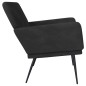 vidaXL Panca Nera 108x79x79 cm in Velluto