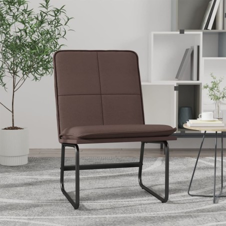 vidaXL Sedia Lounge Marrone 54x75x76 cm in Similpelle