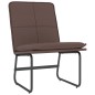 vidaXL Sedia Lounge Marrone 54x75x76 cm in Similpelle vidaXL Sedia Lounge Marrone 54x75x76 cm in Similpelle