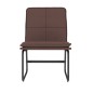 vidaXL Sedia Lounge Marrone 54x75x76 cm in Similpelle vidaXL Sedia Lounge Marrone 54x75x76 cm in Similpelle