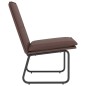 vidaXL Sedia Lounge Marrone 54x75x76 cm in Similpelle vidaXL Sedia Lounge Marrone 54x75x76 cm in Similpelle