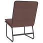 vidaXL Sedia Lounge Marrone 54x75x76 cm in Similpelle vidaXL Sedia Lounge Marrone 54x75x76 cm in Similpelle