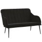 vidaXL Panca Nera 110x76x80 cm in Velluto vidaXL Panca Nera 110x76x80 cm in Velluto