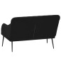vidaXL Panca Nera 110x76x80 cm in Velluto vidaXL Panca Nera 110x76x80 cm in Velluto