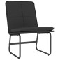 vidaXL Sedia Lounge Nera 54x75x76 cm in Similpelle vidaXL Sedia Lounge Nera 54x75x76 cm in Similpelle