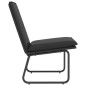 vidaXL Sedia Lounge Nera 54x75x76 cm in Similpelle vidaXL Sedia Lounge Nera 54x75x76 cm in Similpelle