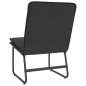 vidaXL Sedia Lounge Nera 54x75x76 cm in Similpelle vidaXL Sedia Lounge Nera 54x75x76 cm in Similpelle