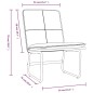 vidaXL Sedia Lounge Nera 54x75x76 cm in Similpelle vidaXL Sedia Lounge Nera 54x75x76 cm in Similpelle