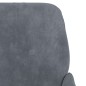 vidaXL Panca Grigio Scuro 108x79x79 cm in Velluto
