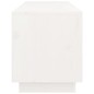 Mobile Porta TV Bianco 105x34x40 cm in Legno Massello di Pino Mobile Porta TV Bianco 105x34x40 cm in Legno Massello di Pino