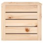 vidaXL Contenitore Portaoggetti 59,5x36,5x33 cm Legno Massello Pino vidaXL Contenitore Portaoggetti 59,5x36,5x33 cm Legno Massello Pino