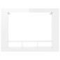 vidaXL Mobile Porta TV Bianco Lucido 152x22x113cm in Legno Multistrato vidaXL Mobile Porta TV Bianco Lucido 152x22x113cm in Legno Multistrato