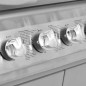vidaXL Griglia Barbecue a Gas 6+1 Fornelli Argento vidaXL Griglia Barbecue a Gas 6+1 Fornelli Argento