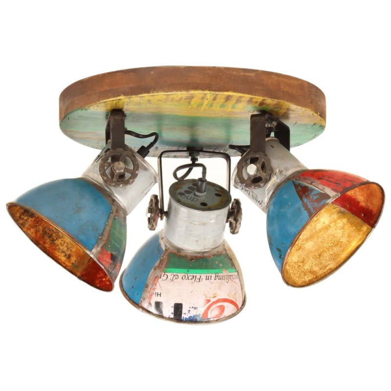 Lampada da Soffitto Industriale 25 W Multicolore 45x25 cm E27 Lampada da Soffitto Industriale 25 W Multicolore 45x25 cm E27