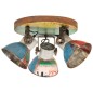 Lampada da Soffitto Industriale 25 W Multicolore 45x25 cm E27 Lampada da Soffitto Industriale 25 W Multicolore 45x25 cm E27