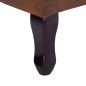 vidaXL Poltrona Chesterfield e Pouf Marrone Similpelle Scamosciata vidaXL Poltrona Chesterfield e Pouf Marrone Similpelle Scamosciata