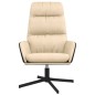 vidaXL Poltrona Relax Crema in Tessuto vidaXL Poltrona Relax Crema in Tessuto