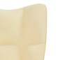 vidaXL Poltrona Relax Bianco Crema in Velluto vidaXL Poltrona Relax Bianco Crema in Velluto