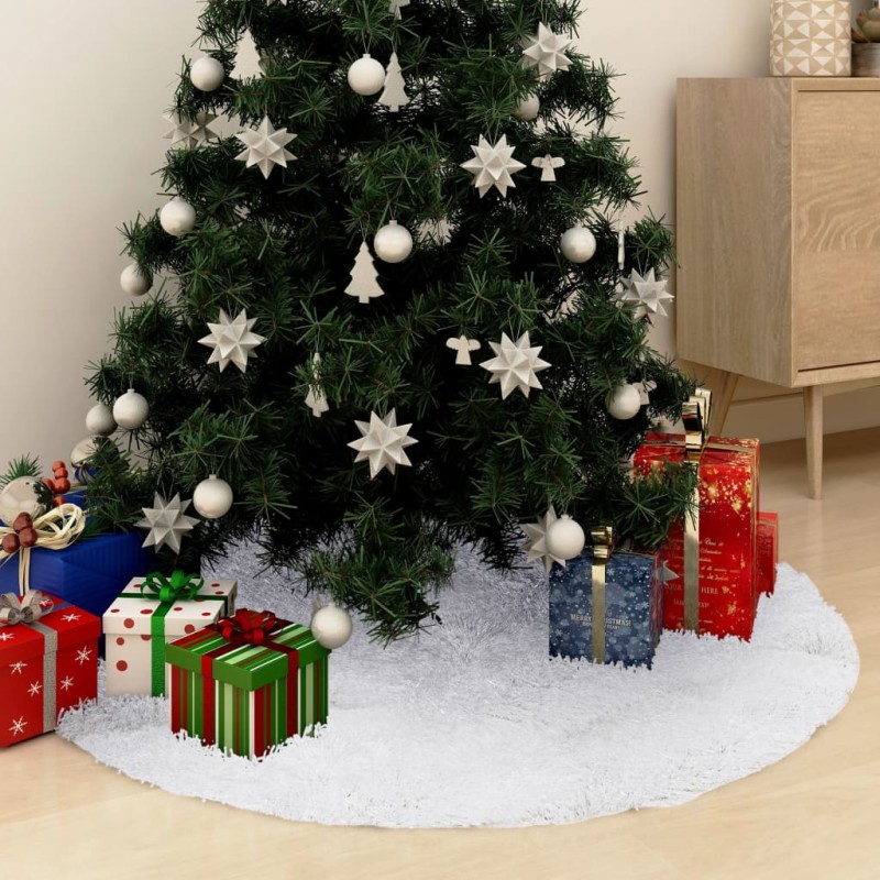 vidaXL Gonna per Albero di Natale Bianca 150 cm in Similpelle vidaXL Gonna per Albero di Natale Bianca 150 cm in Similpelle