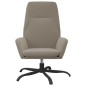 vidaXL Poltrona Relax Grigio Chiaro in Velluto vidaXL Poltrona Relax Grigio Chiaro in Velluto