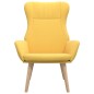 vidaXL Poltrona Relax Giallo Senape in Tessuto vidaXL Poltrona Relax Giallo Senape in Tessuto