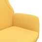 vidaXL Poltrona Relax Giallo Senape in Tessuto vidaXL Poltrona Relax Giallo Senape in Tessuto