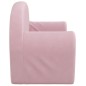 vidaXL Divano per Bambini 2 Posti Rosa in Morbido Peluche vidaXL Divano per Bambini 2 Posti Rosa in Morbido Peluche