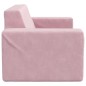 vidaXL Divano per Bambini 2 Posti Rosa in Morbido Peluche vidaXL Divano per Bambini 2 Posti Rosa in Morbido Peluche