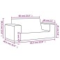 vidaXL Divano per Bambini 2 Posti Rosa in Morbido Peluche vidaXL Divano per Bambini 2 Posti Rosa in Morbido Peluche