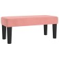 Panca Rosa 70x30x30 cm in Velluto Panca Rosa 70x30x30 cm in Velluto