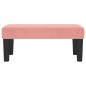 Panca Rosa 70x30x30 cm in Velluto Panca Rosa 70x30x30 cm in Velluto