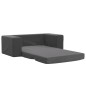 vidaXL Divano Letto per Bambini a 2 Posti Antracite in Morbido Peluche vidaXL Divano Letto per Bambini a 2 Posti Antracite in Morbido Peluche