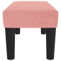 Panca Rosa 70x30x30 cm in Velluto Panca Rosa 70x30x30 cm in Velluto