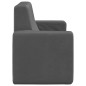 vidaXL Divano per Bambini a 2 Posti Antracite in Morbido Peluche vidaXL Divano per Bambini a 2 Posti Antracite in Morbido Peluche