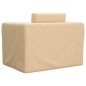 vidaXL Divano Letto per Bambini Crema in Morbido Peluche vidaXL Divano Letto per Bambini Crema in Morbido Peluche