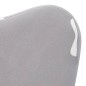 vidaXL Divano Letto Bambini Grigio Chiaro con Stelle Morbido Peluche vidaXL Divano Letto Bambini Grigio Chiaro con Stelle Morbido Peluche