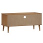 Mobile TV MOLDE Marrone 106x40x49 cm in Legno Massello di Pino Mobile TV MOLDE Marrone 106x40x49 cm in Legno Massello di Pino