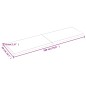 vidaXL Piano Bagno Marrone Chiaro 180x50x4 cm Legno Massello Trattato